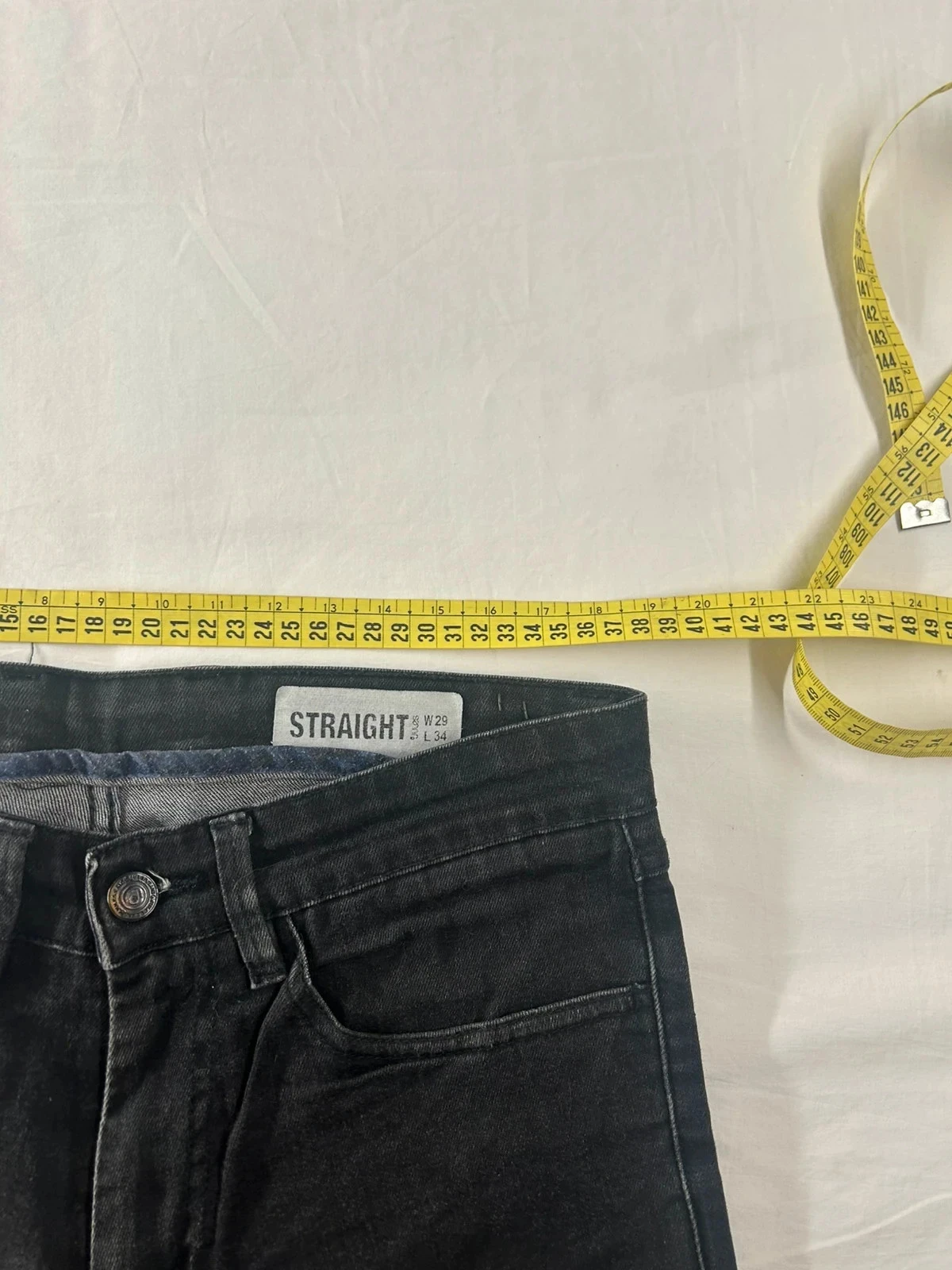 Zwarte rechte jeans Jules w29 l34 – photo 7
